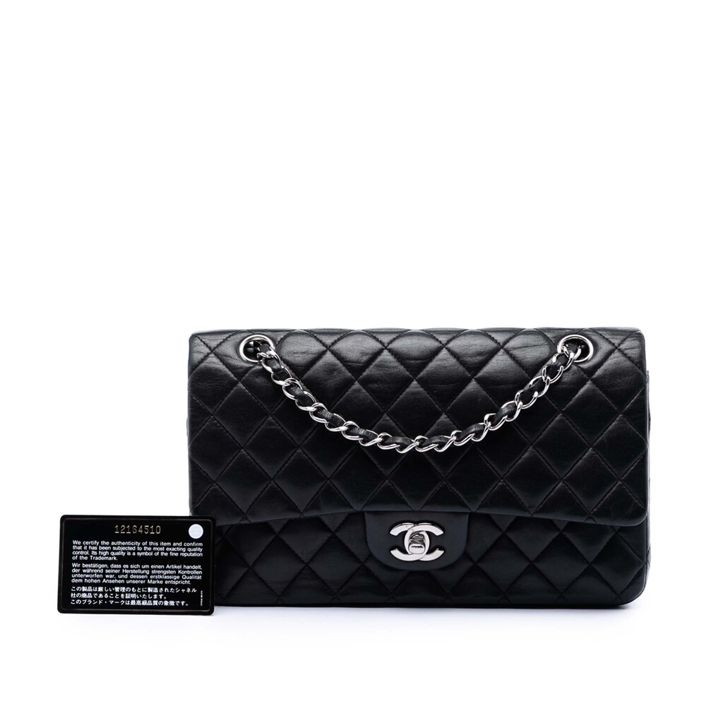 Pre-Loved Chanel Medium Classic Lambskin Double Flap - Picture 6 of 6